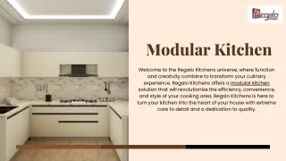 Modular Kitchen| Regalo Kitchens