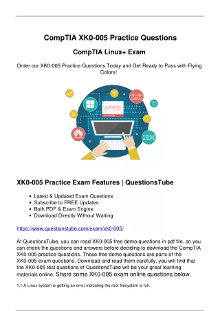 Special XK0-005 Exam Questions to Verify Your CompTIA Certification Preparation