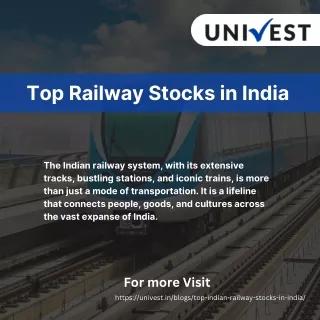 Top Railway Stocks in India