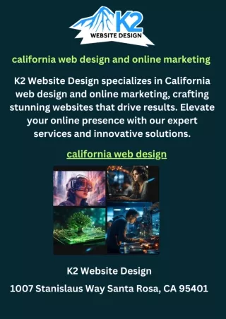 california web design and online marketing