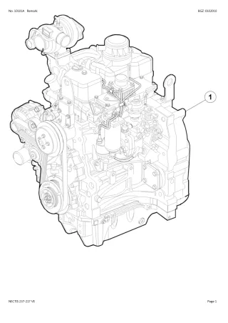 CLAAS NECTIS 237-217 VE TRACTOR Parts Catalogue Manual (SN A1200100-A1200154)