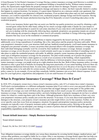 Just How Much Renters Insurance Coverage Should A Landlord Need In 2023?