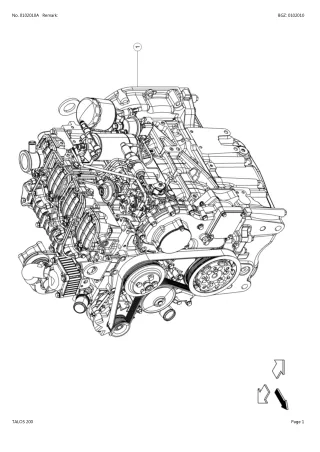 CLAAS TALOS 200 TRACTOR Parts Catalogue Manual (SN 2192010001-2192010426)