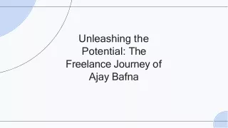 AJAY BAFNA FREELANCER