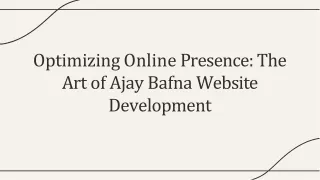 AJAY BAFNA WEB DEVELOPER