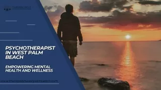 Psychotherapist in West Palm Beach | Therapist in West Palm Beach