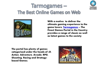 Play Free Online Games @ Tarmo