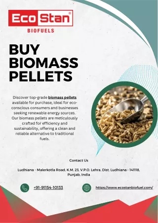 Buy  Quality  Biomass Pellets