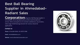 Best Ball Bearing Supplier in Ahmedabad, Ball Bearing Supplier in Ahmedabad