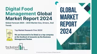 Digital Food Management Market Size, Growth Factors, Trends, Forecast 2033