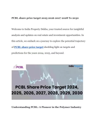 PCBL share price target 2025