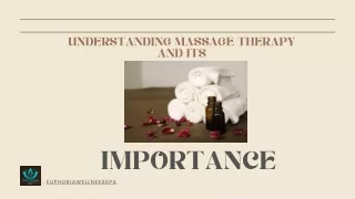 Understanding Massage Therapy and its Importance