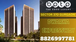 New Launch – BPTP LTD. Sector 37D Gurgaon 8826997781 #bptp