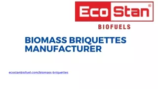 Leading Biomass Briquettes Manufacturer