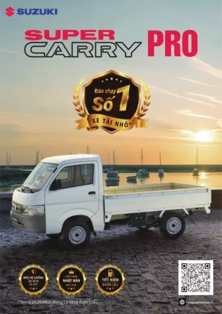 Suzuki Super Carry Pro: Xe thương mại hiệu quả và đáng tin cậy