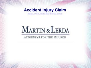 Accident Injury Claim