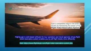 Flight Ticket Reservation System