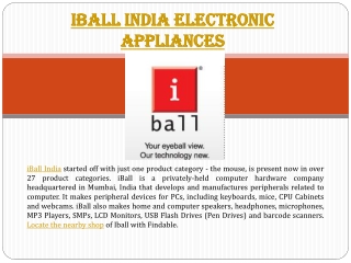 iBall India stores in India near you to shop Mobiles, Headse