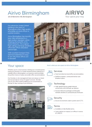 Meeting Room Hire - Birmingham B2