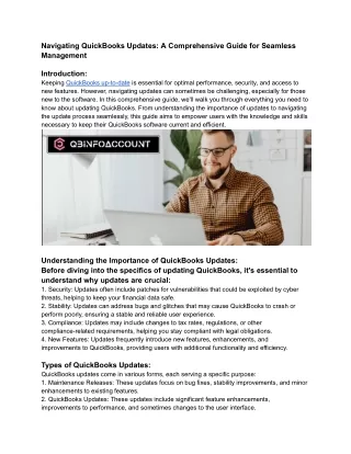Navigating QuickBooks Updates_ A Comprehensive Guide for Seamless Management