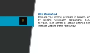 Seo Oxnard Ca  Citryn.com