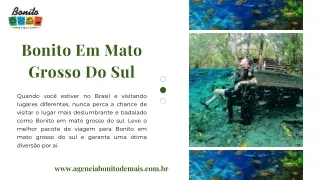 Bonito Em Mato Grosso Do Sul