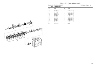 Deutz Fahr 6190 agrotron Tractor Parts Catalogue Manual Instant Download (SN wsxau30200ld50010 and up)