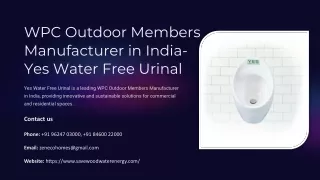 WPC Outdoor Members Manufacturer in India, Best WPC Outdoor Members Manufacturer