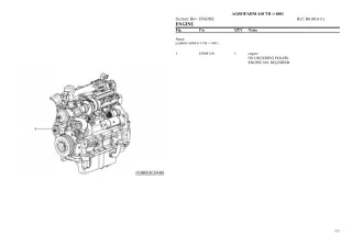 Deutz Fahr agrofarm 410 tb Tier 3 Tractor Parts Catalogue Manual Instant Download (SN 1001 and up)