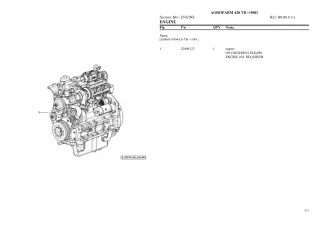 Deutz Fahr agrofarm 420 tb Tier 3 Tractor Parts Catalogue Manual Instant Download (SN 5001 and up)