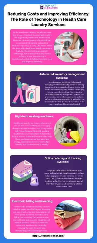 Reducing Costs and Improving Efficiency The Role of Technology in Health Care Laundry Services