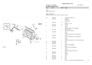Deutz Fahr agrofarm ttv 430 Tier 3 Tractor Parts Catalogue Manual Instant Download
