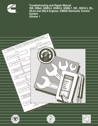 Cummins QSL9 Engines Service Repair Manual