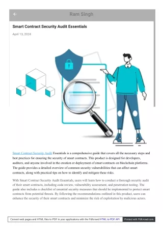 Smart Contract Security Audit Essentials