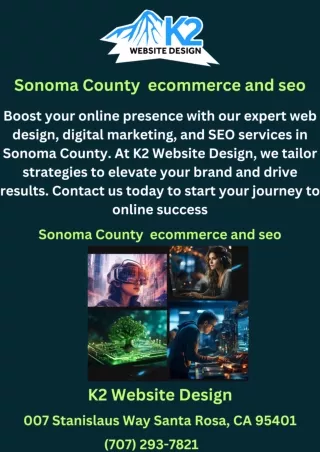 Sonoma County ecommerce and seo