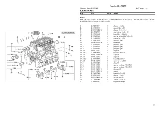 Deutz Fahr agrolux 60 Tier 2 Tractor Parts Catalogue Manual Instant Download (SN 30053 and up)