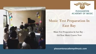 Music Test Preparation In East Bay