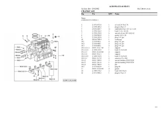 Deutz Fahr agromaxx 60 HD E1 Tractor Parts Catalogue Manual Instant Download