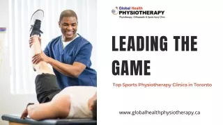 Leading the Game Top Sports Physiotherapy Clinics in Toronto