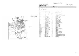 Deutz Fahr agroplus f 70 Tractor Parts Catalogue Manual Instant Download (SN 3001 and up)