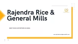 Quality Assurance at its Best: Rajendra Rice & General Mills