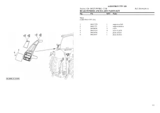 Deutz Fahr agrotron ttv 420 Tier 3 Tractor Parts Catalogue Manual Instant Download