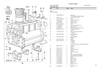 Lamborghini 574-60 n cross Tractor Parts Catalogue Manual Instant Download