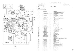 Lamborghini 674-70 n cross basso Tractor Parts Catalogue Manual Instant Download