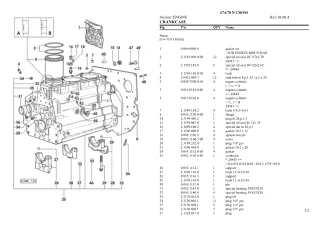 Lamborghini 674-70 n cross Tractor Parts Catalogue Manual Instant Download