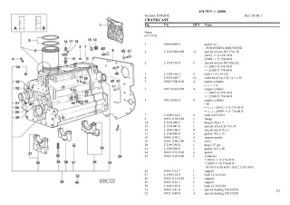 Lamborghini 674-70 n Tractor Parts Catalogue Manual Instant Download (SN 12000 and up)