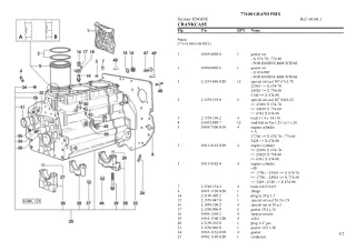 Lamborghini 774-80 grand prix Tractor Parts Catalogue Manual Instant Download