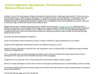 android developer phone