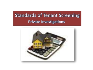 Standards of Tenant Screening