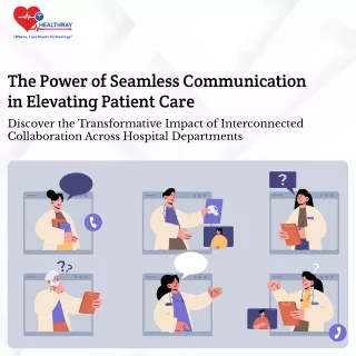 Interdepartmental communication in hospital Healthray